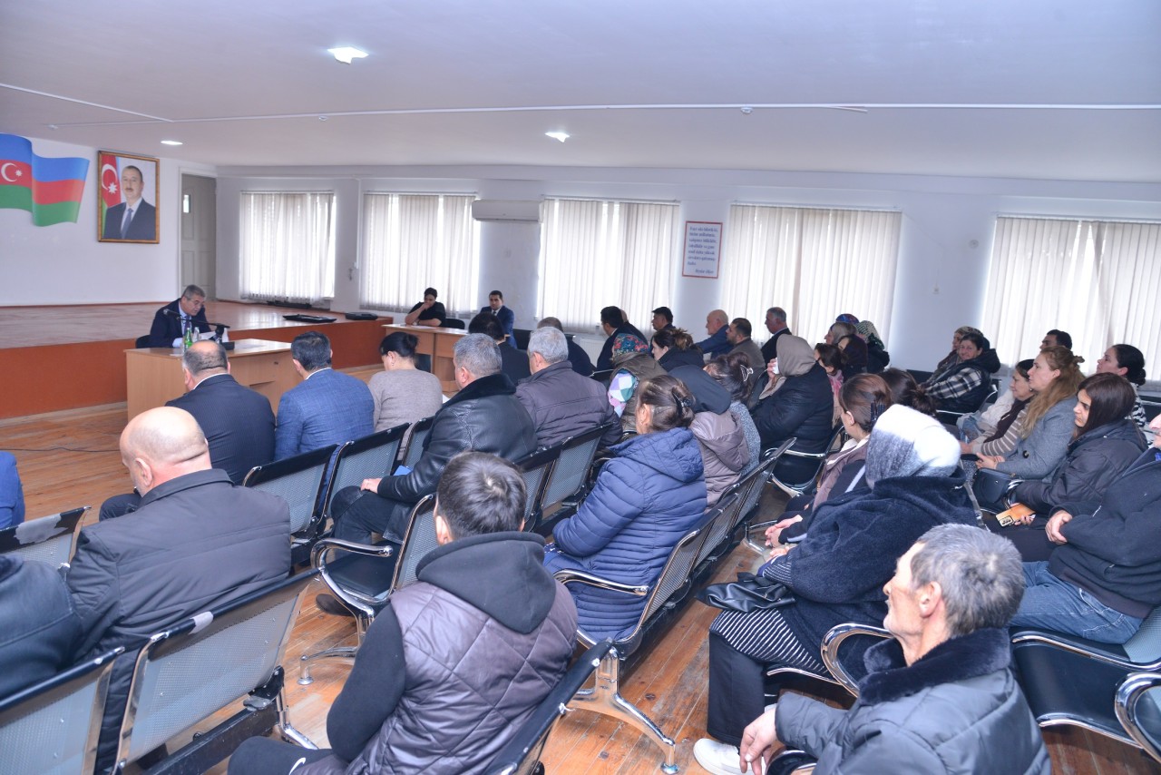 Süleyman Mikayılov Qızıldaşda növbəti səyyar görüş keçirdi - FOTOLAR